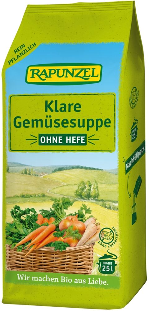 Rapunzel - Klare Gemüsesuppe ohne Hefe 6 Stück zu 500 g