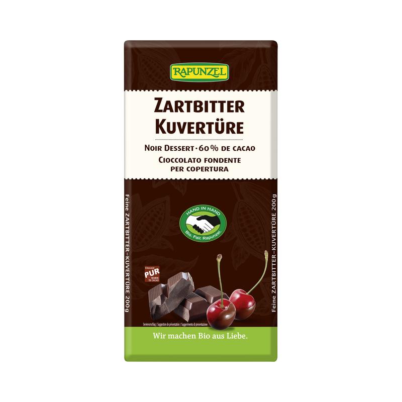 Zartbitter Kuvertüre Rapunzel