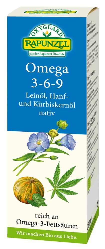 Rapunzel - Omega 3-6-9 Öl 4 Stück zu 250 ml