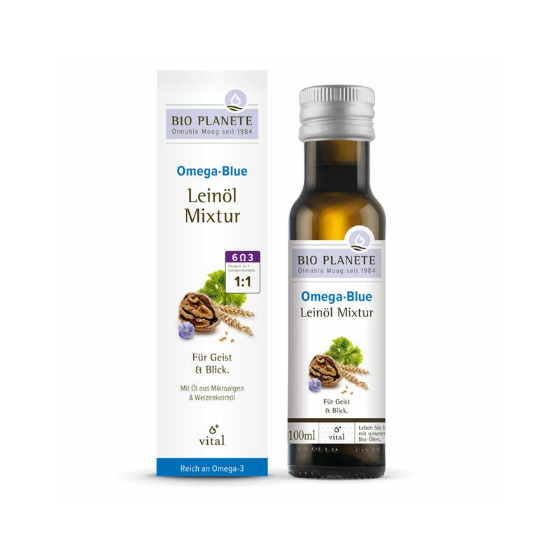 Omega Blue Leinöl Mixtur Bio Planete