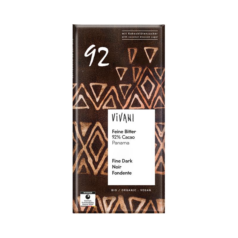 Feine Bitter 92% Cacao Vivani