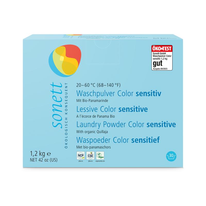 Waschpulver Color sensitiv Sonett