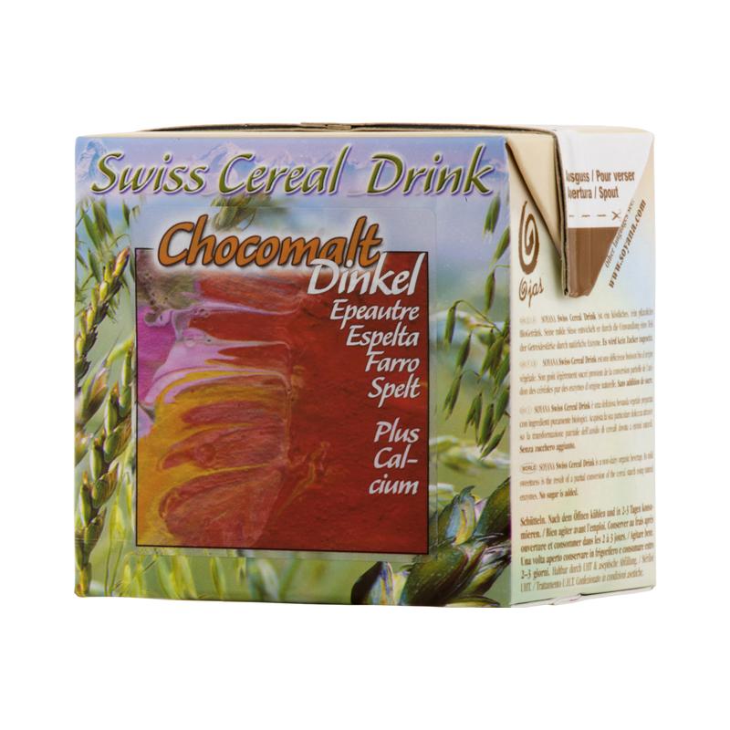 Swiss Cereal Drink Chocomalt Dinkel Soyana