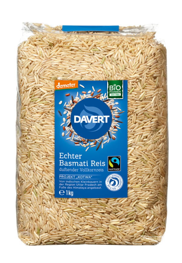 Echter Basmati Reis Davert