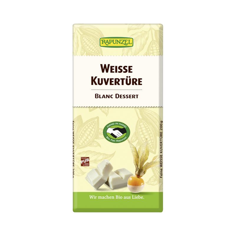 Weisse Kuvertüre Rapunzel
