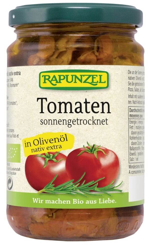 Tomaten sonnengetrocknet in Olivenöl Rapunzel