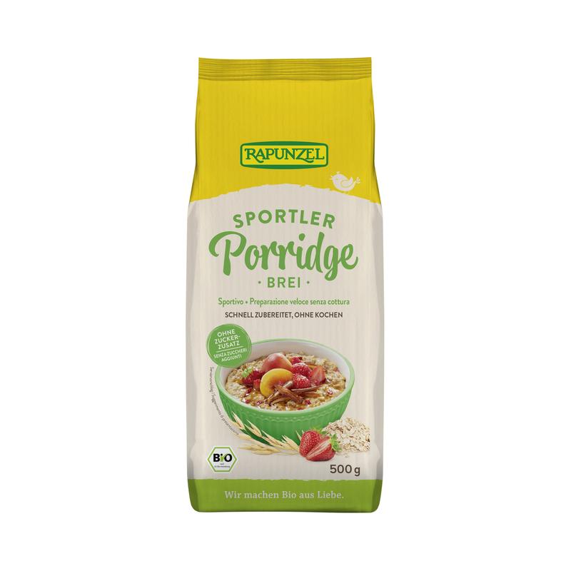 Sportler Porridge Brei Rapunzel