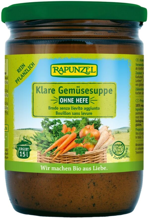 Klare Gemüsesuppe Ohne Hefe Rapunzel