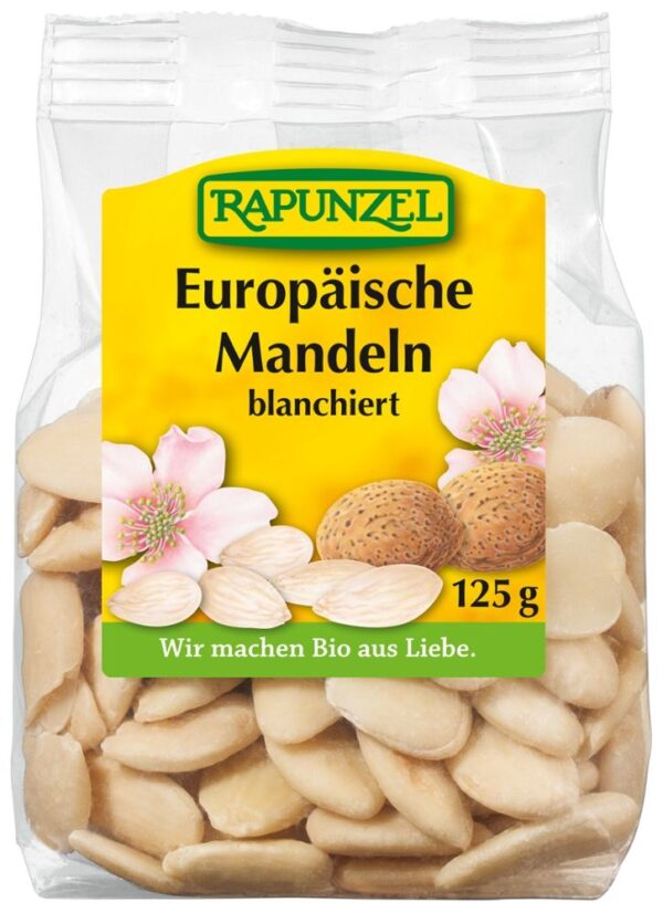 Europäische Mandeln blanchiert Rapunzel