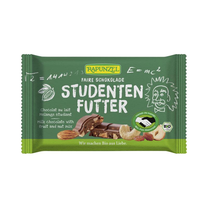 Faire Schokolade Studentenfutter Rapunzel