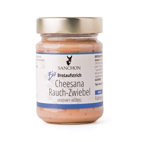 Brotaufstrich Cheesana Rauch-Zwiebel Sanchon