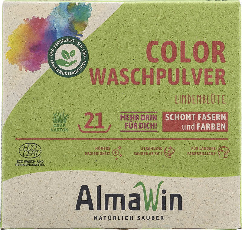 Color Waschpulver Lindenblüte AlmaWin