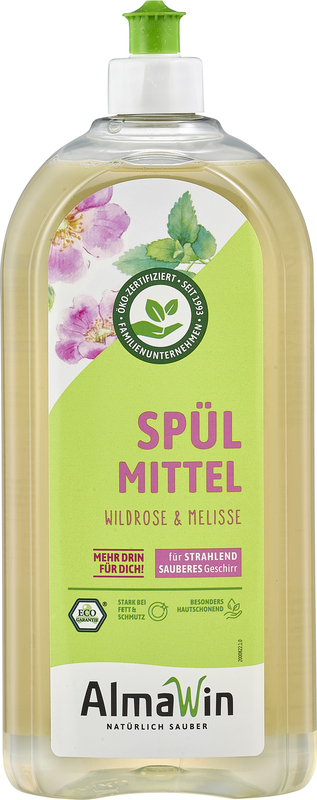 Spülmittel Wildrose & Melisse AlmaWin