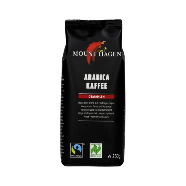 Mount Hagen - Arabica Röstkaffee gemahlen 6 Stück zu 250 g