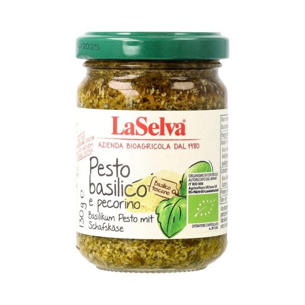 Pesto basilico e pecorino Basilikum Pesto mit Schafskäse LaSelva