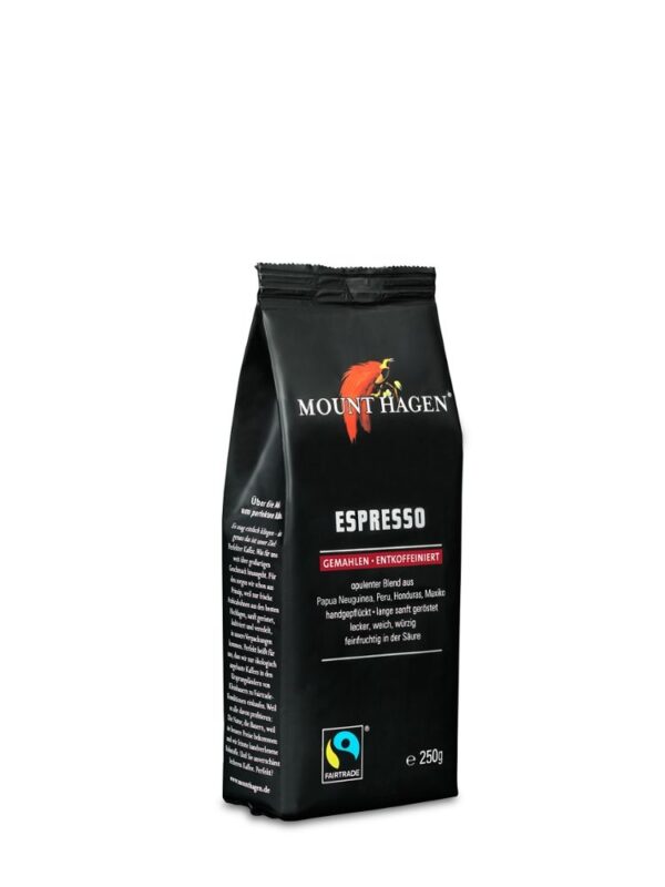 Espresso Gemahlen-Entkoffeiniert Mount Hagen