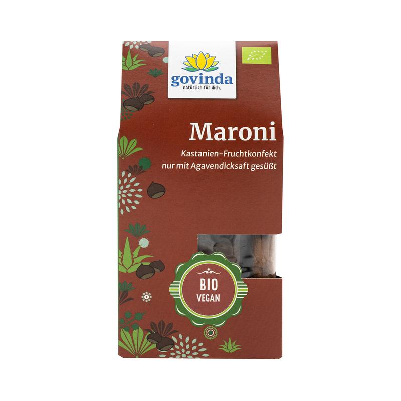 Maroni Kastanien Fruchtkonfekt Govinda