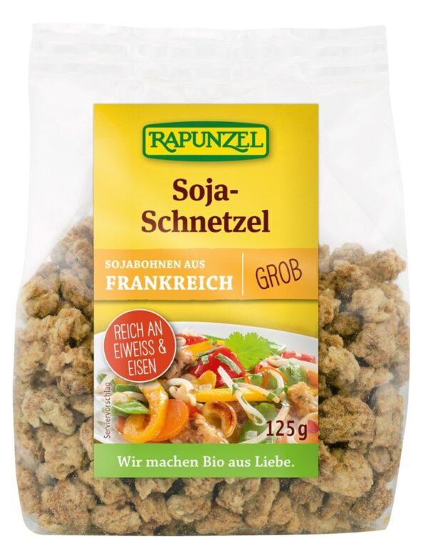 Rapunzel - Soja Schnetzel grob 6 Stück zu 125 g