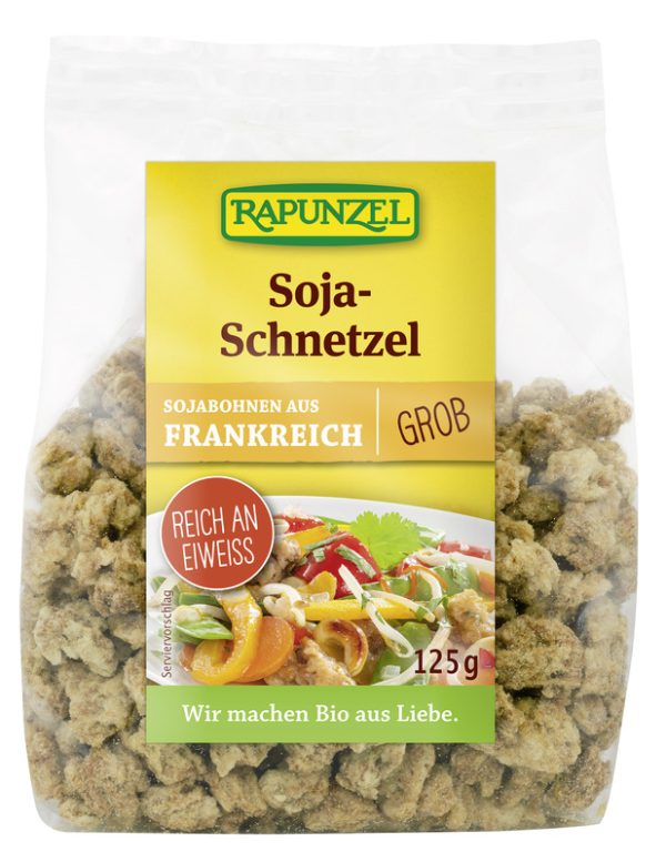 Rapunzel - Soja Schnetzel grob 6 Stück zu 125 g