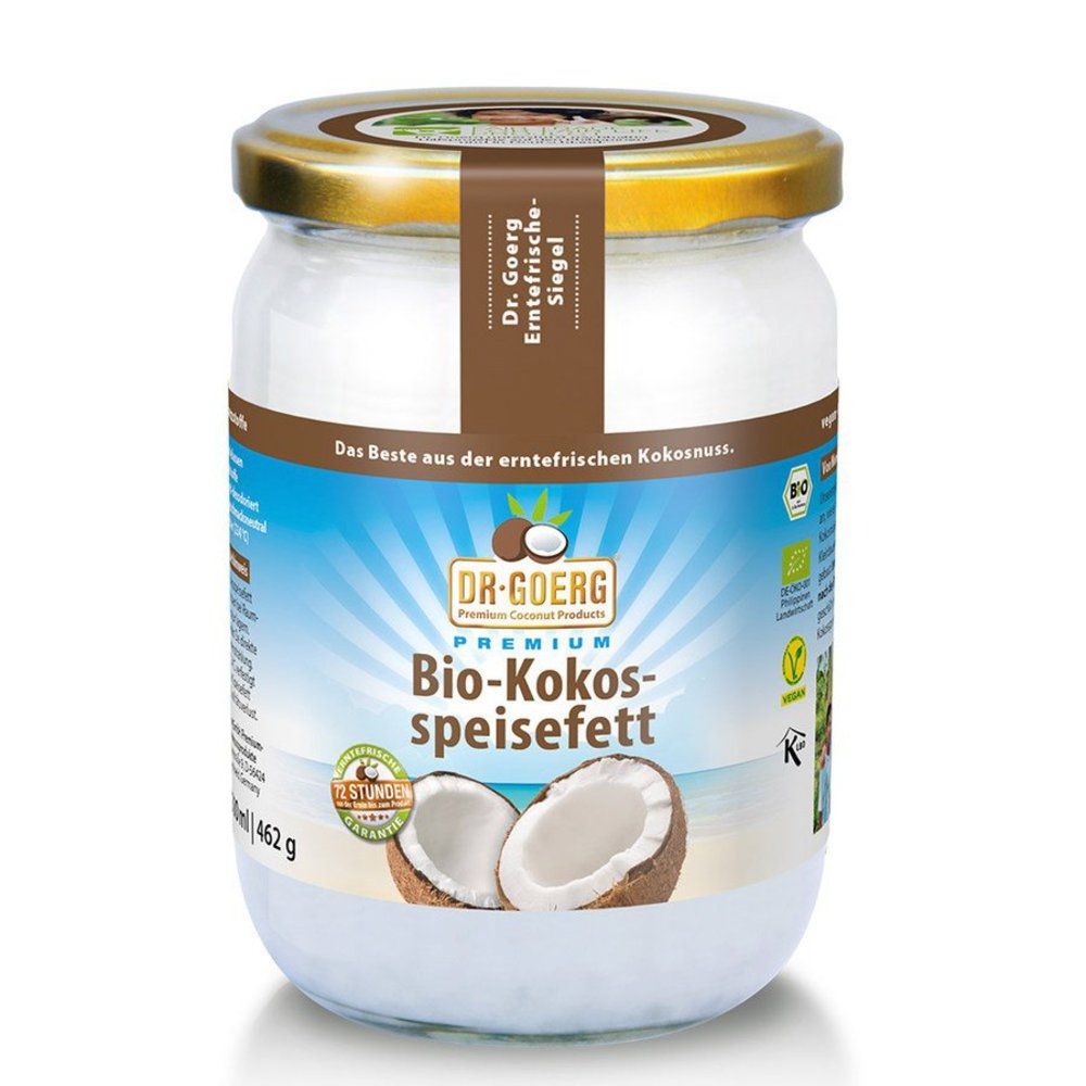 Dr. Goerg - Bio-Kokos-Speisefett 6 Stück zu 500 ml