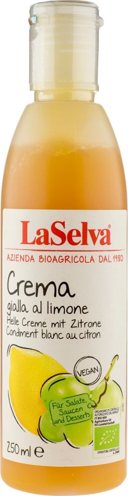 LaSelva - Crema gialla al limone 6 Stück zu 250 l