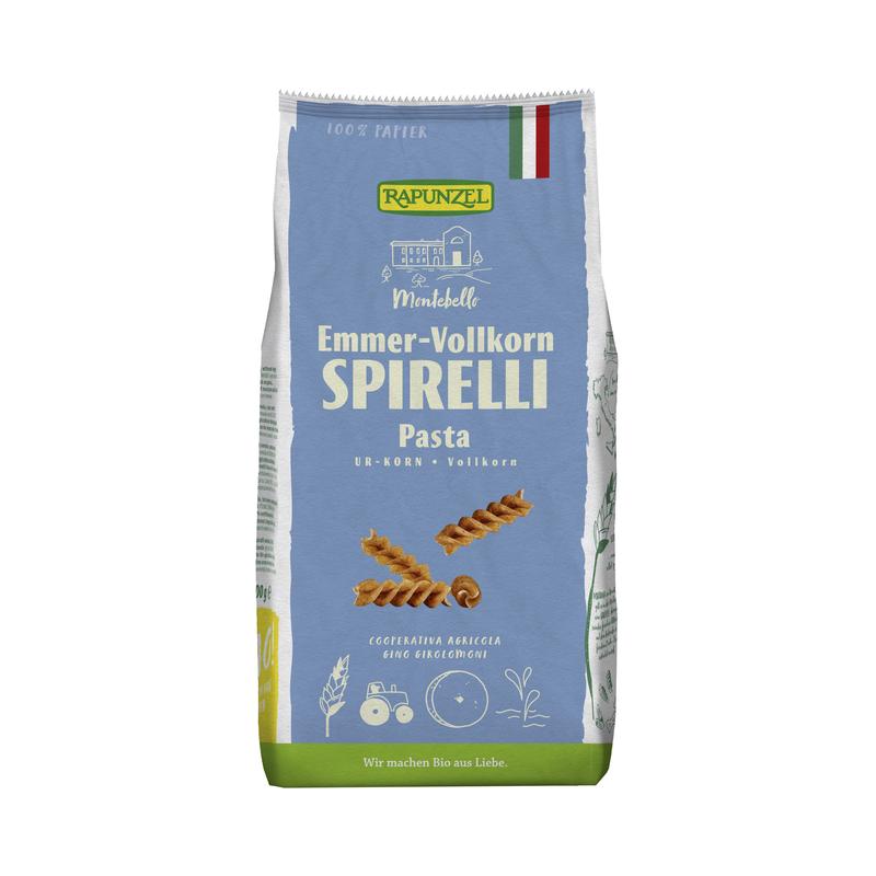 Emmer-Vollkorn Spirelli Pasta Rapunzel