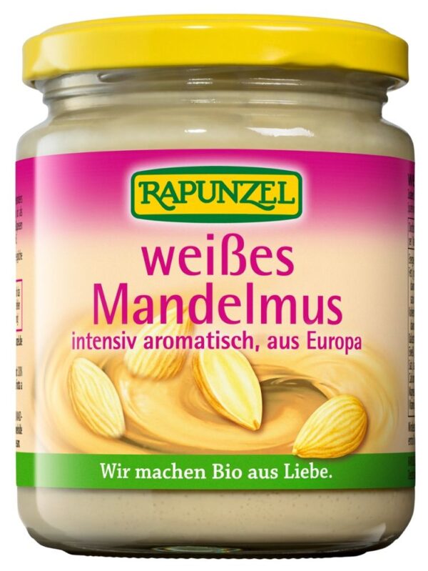 weißes Mandelmus intensiv aromatisch, aus Europa Rapunzel