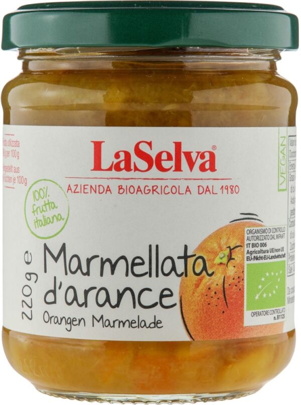 Marmellata d´arance Orangen Marmelade LaSelva