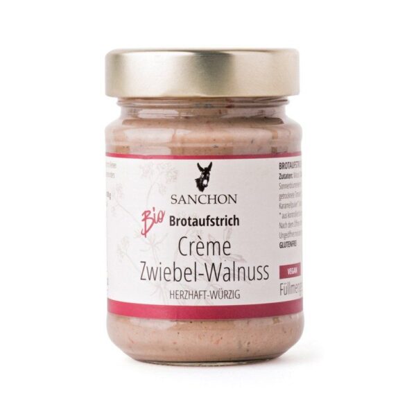 Brotaufstrich Creme Zwiebel-Walnuss Sanchon