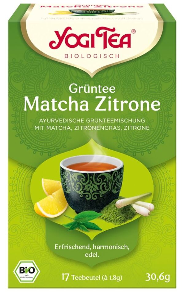 Grüntee Matcha Zitrone YogiTea