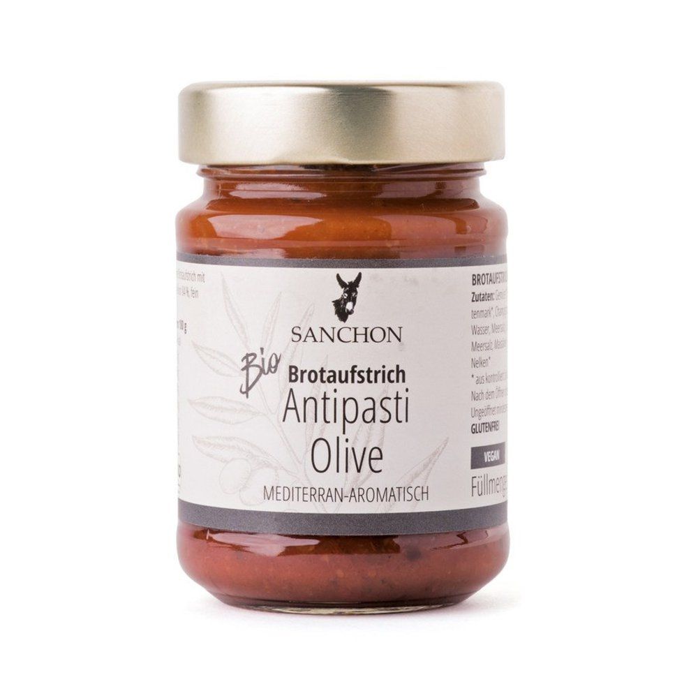 Sanchon - Brotaufstrich Antipasti Olive 6 Stück zu 190 g