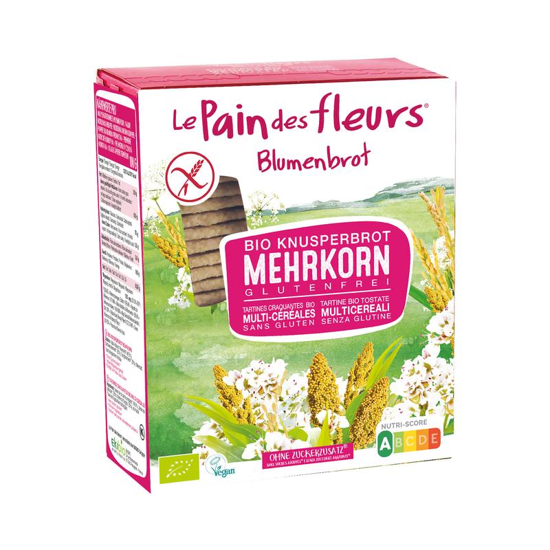 Bio Knusperbrot Mehrkorn Blumenbrot