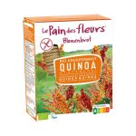 Bio Knusperbrot Quinoa Blumenbrot