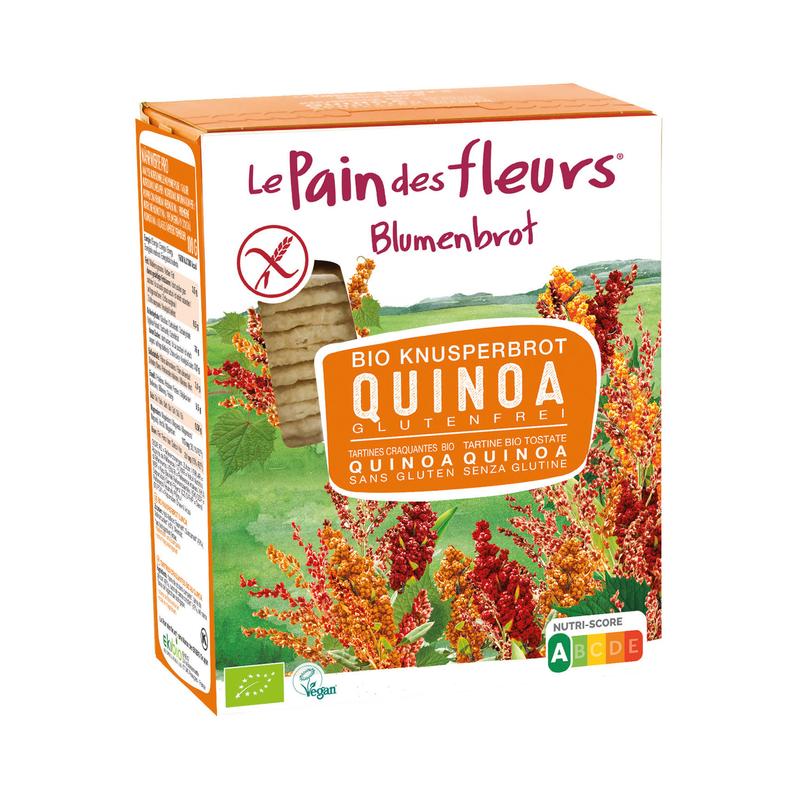 Bio Knusperbrot Quinoa Blumenbrot