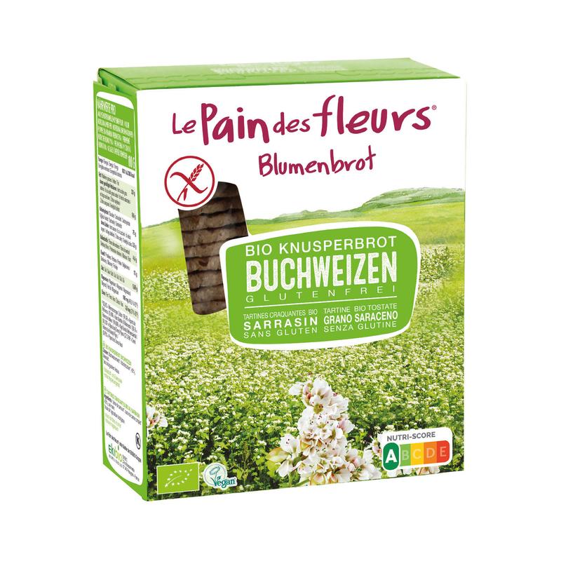 Bio Knusperbrot Buchweizen Blumenbrot