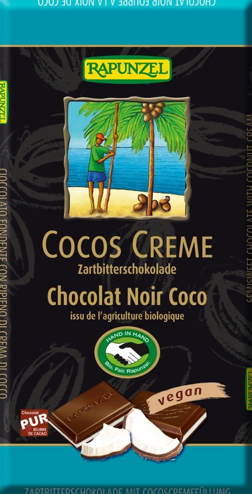 Rapunzel - Cocos Creme vegan 12 Stück zu 100 g