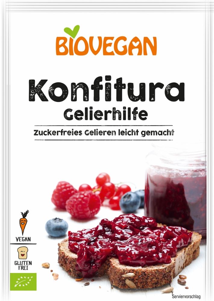 Biovegan - Konfitura Gelierhilfe 15 Stück zu 22 g