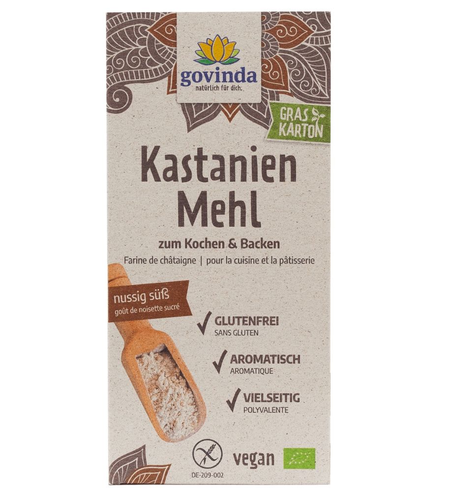 Govinda - Kastanien Mehl 6 Stück zu 350 g