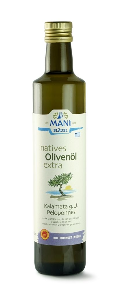 Mani - natives Olivenöl extra Kalamata 6 Stück zu 500 ml