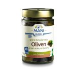 Grüne & Kalamata Oliven al naturale, entkernt Mani