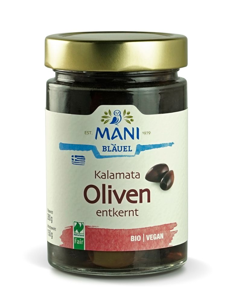 Kalamata Oliven entkernt Mani