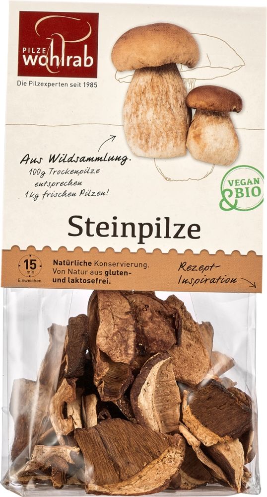 Pilze Wohlrab - Steinpilze 6 Stück zu 20 g