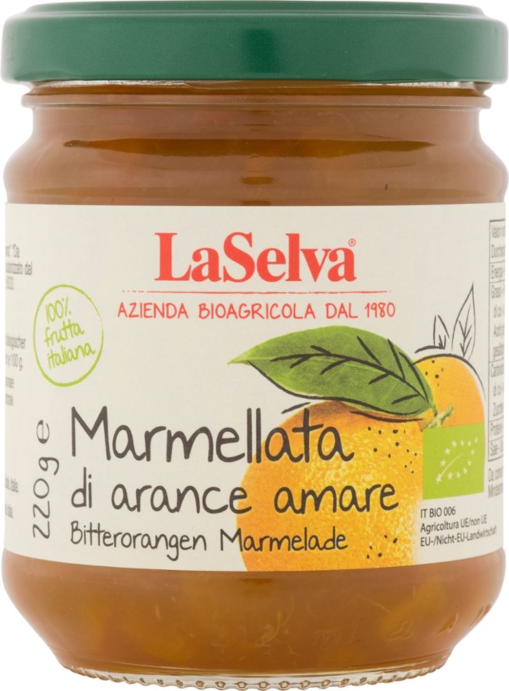 LaSelva - Bitterorangen Marmelade 6 Stück zu 220 g