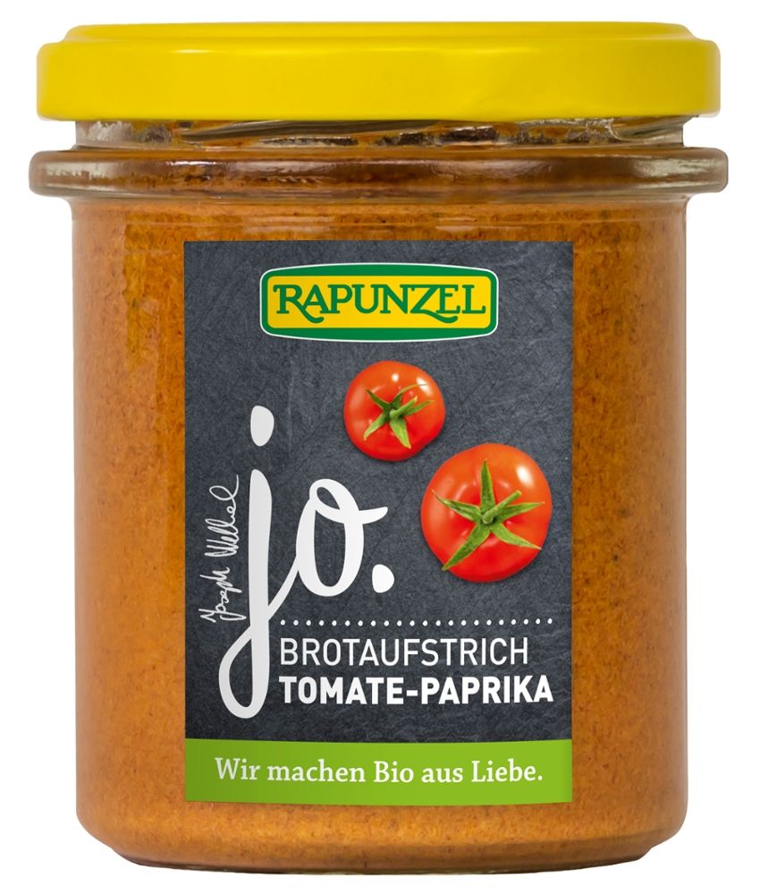 Rapunzel - Jo Brotaufstrich Tomate-Paprika 6 Stück zu 140 g