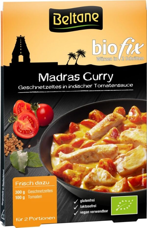 Beltane - Biofix Madras Curry 10 Stück zu 19,7 g