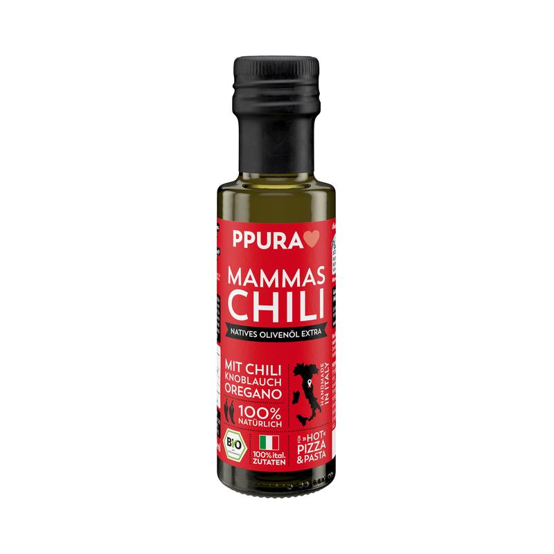 Mammas Chili natives Olivenöl extra PPURA
