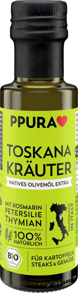 PPURA - Toskana Kräuter natives Olivenöl extra 6 Stück zu 100 ml