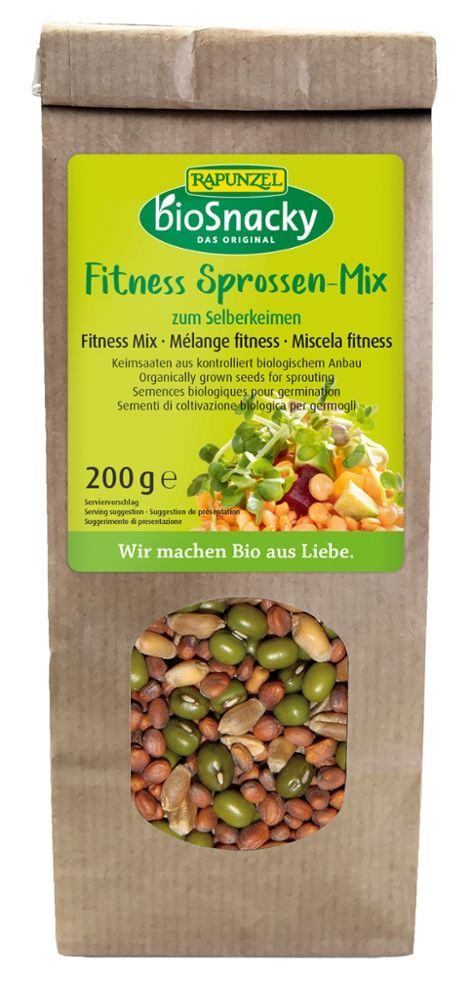 Rapunzel - Fitness Sprossen Mix 4 Stück zu 200 g