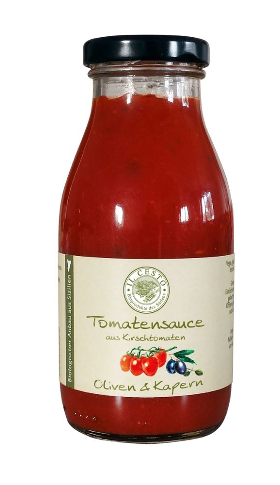 Il Cesto - Tomatensauce Oliven & Kapern 6 Stück zu 250 ml