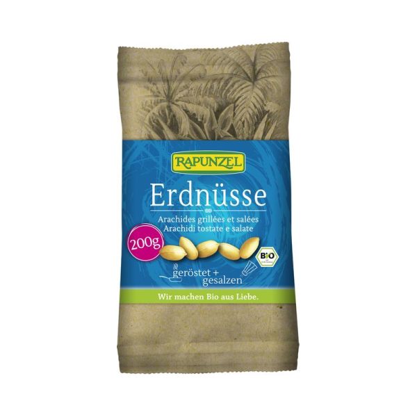 Erdnüsse geröstet + gesalzen Rapunzel